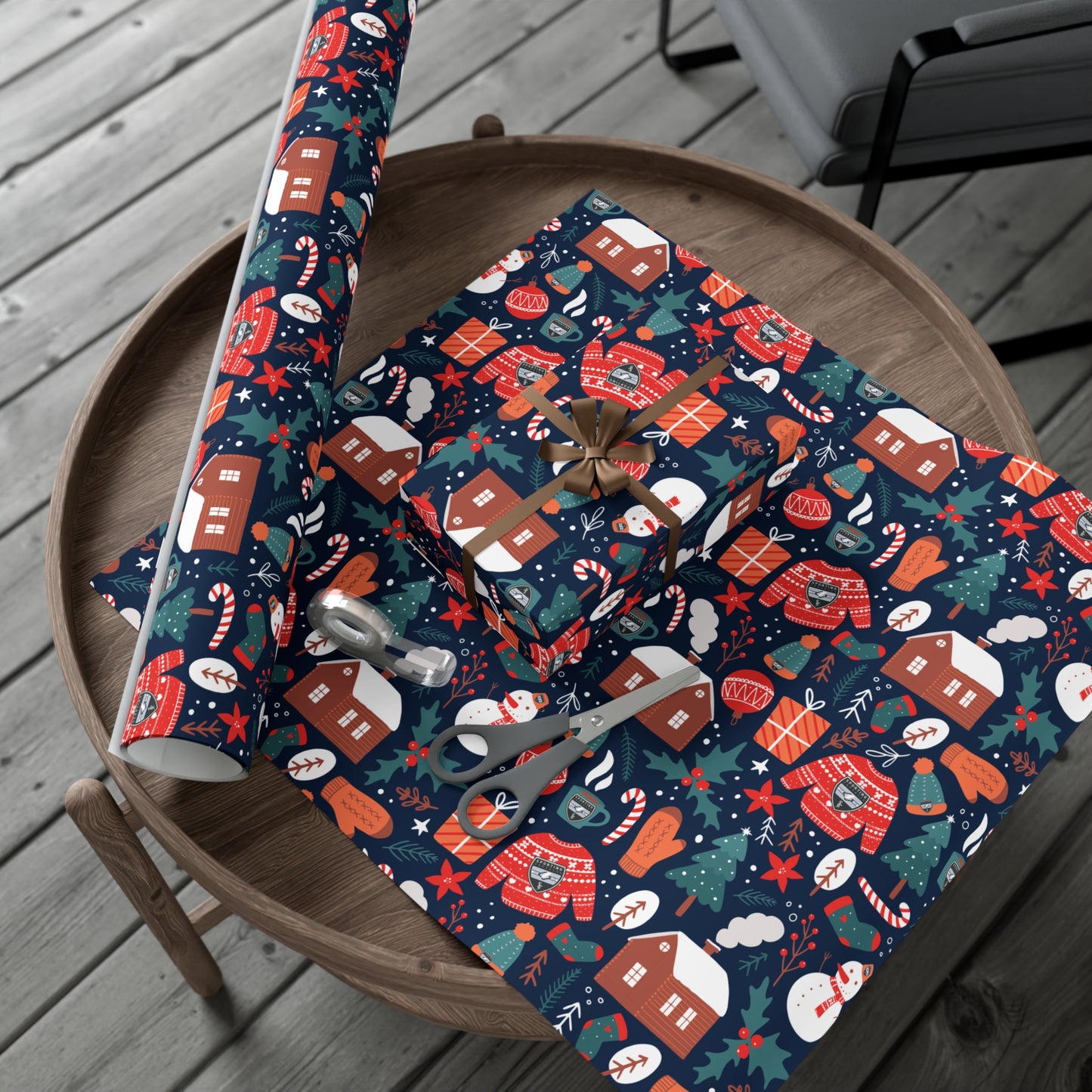 Holiday Gift Wrap (Holiday Sweater Pattern)