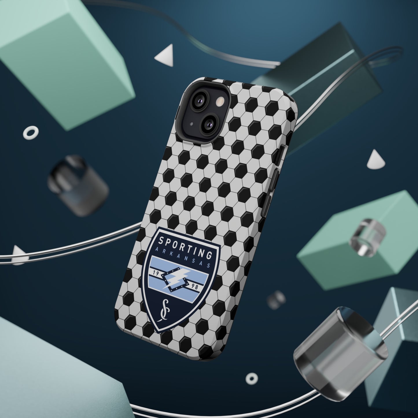 MagSafe Tough Case (iPhone) (Soccer Ball Pattern)