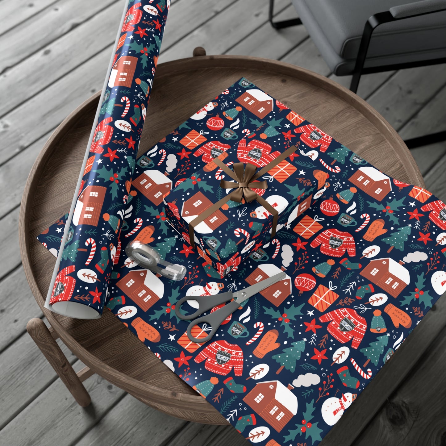 Holiday Gift Wrap (Holiday Sweater Pattern)