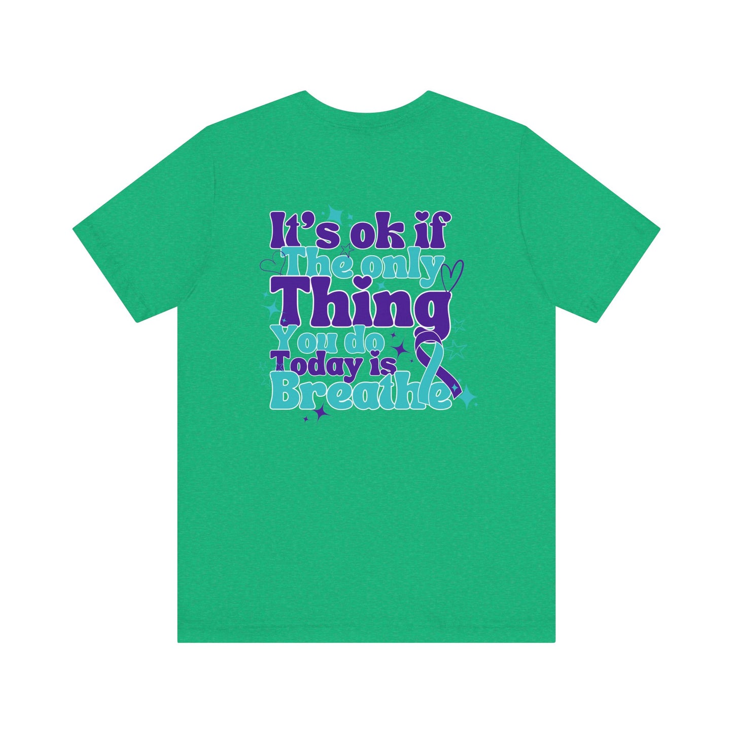 Bella+Canvas T-Shirt (SS) Stay; Teal|Purple