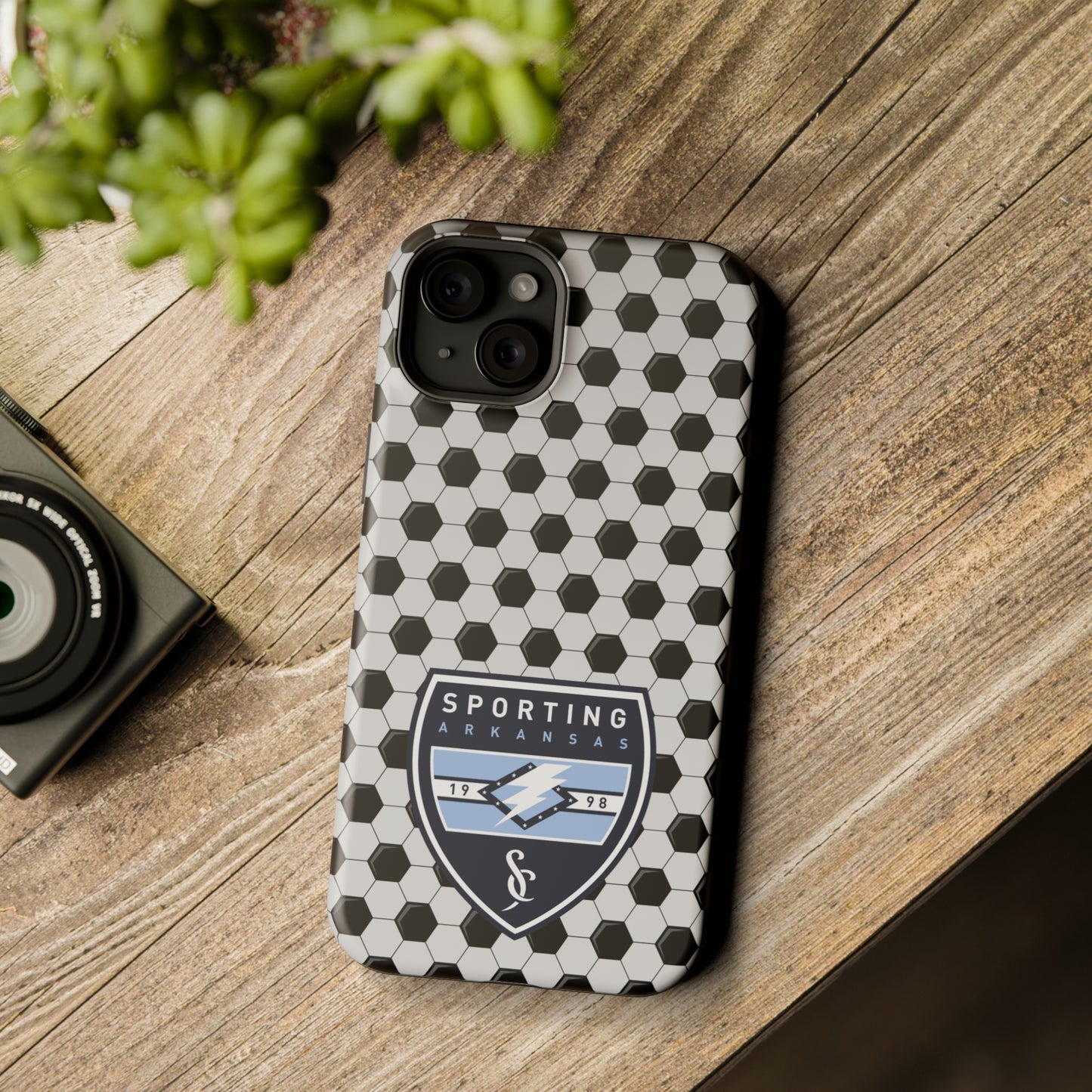 MagSafe Tough Case (iPhone) (Soccer Ball Pattern)