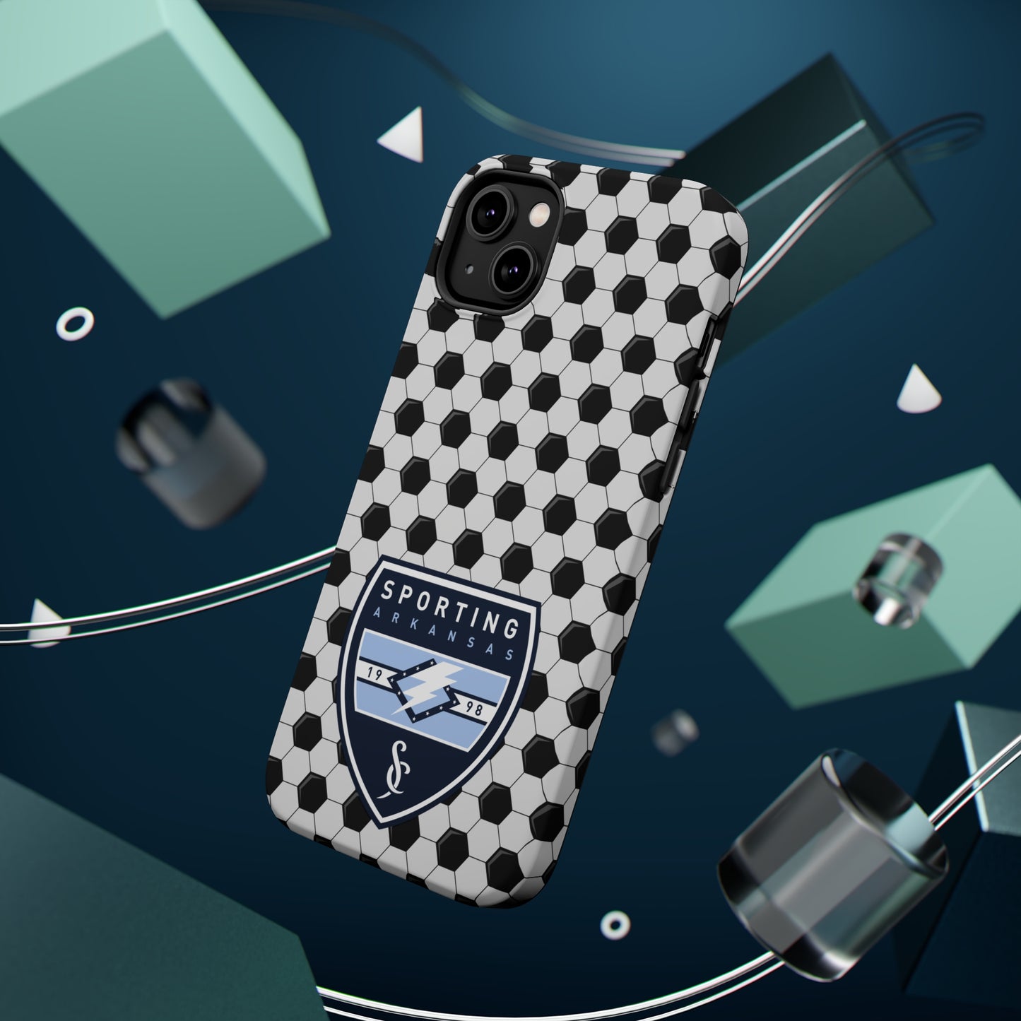 MagSafe Tough Case (iPhone) (Soccer Ball Pattern)
