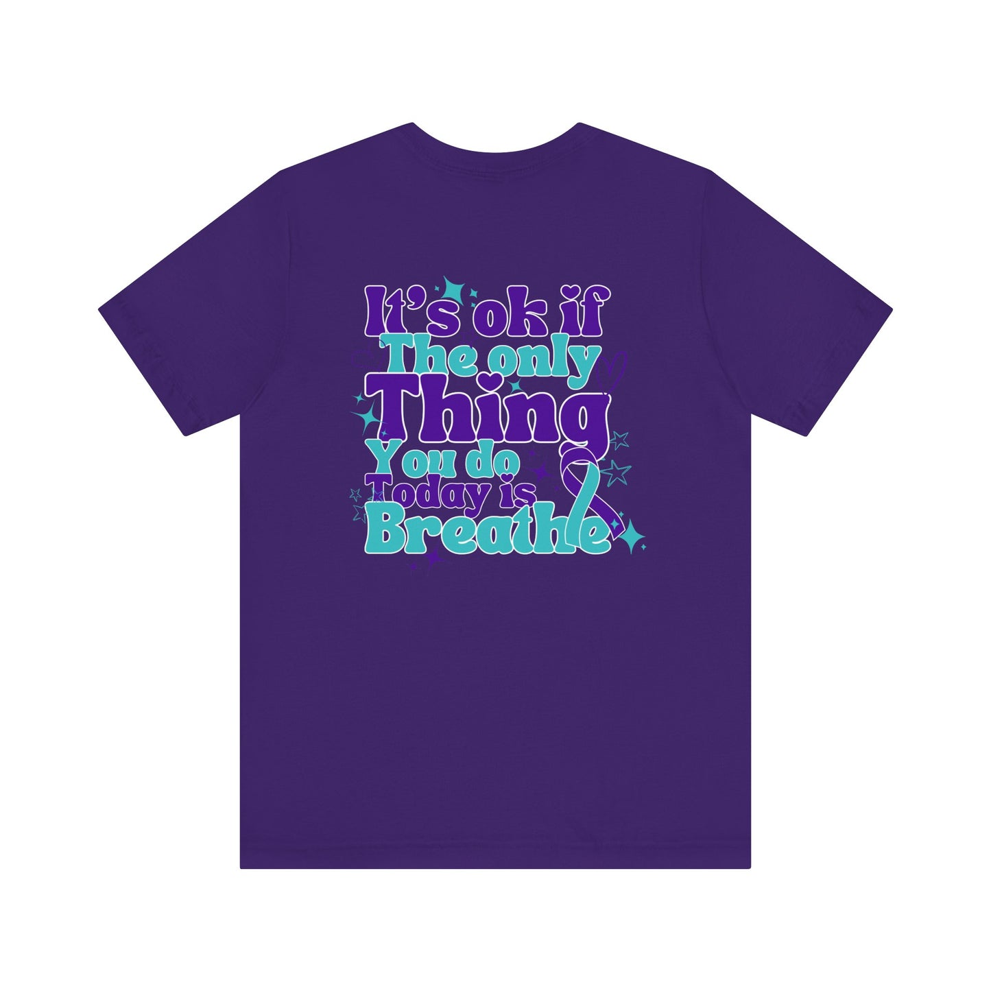 Bella+Canvas T-Shirt (SS) Stay; Teal|Purple