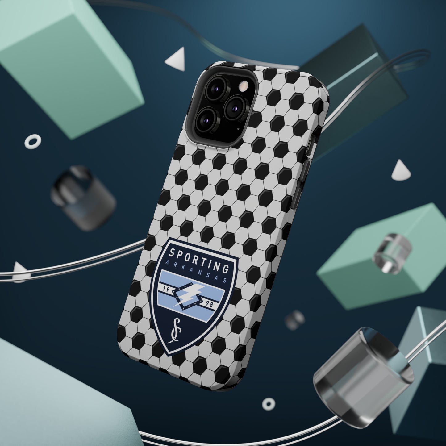 MagSafe Tough Case (iPhone) (Soccer Ball Pattern)