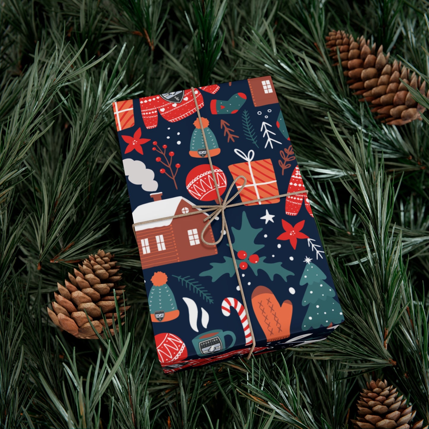 Holiday Gift Wrap (Holiday Sweater Pattern)