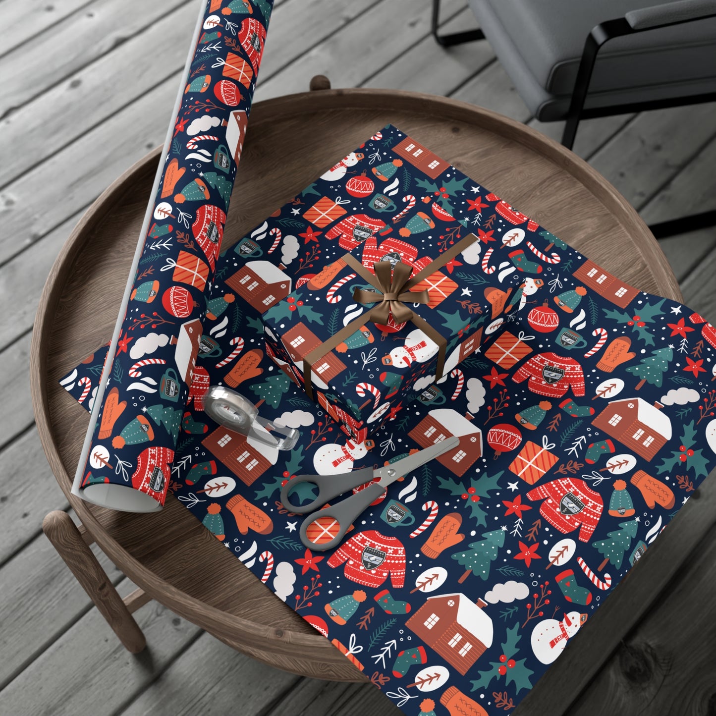 Holiday Gift Wrap (Holiday Sweater Pattern)