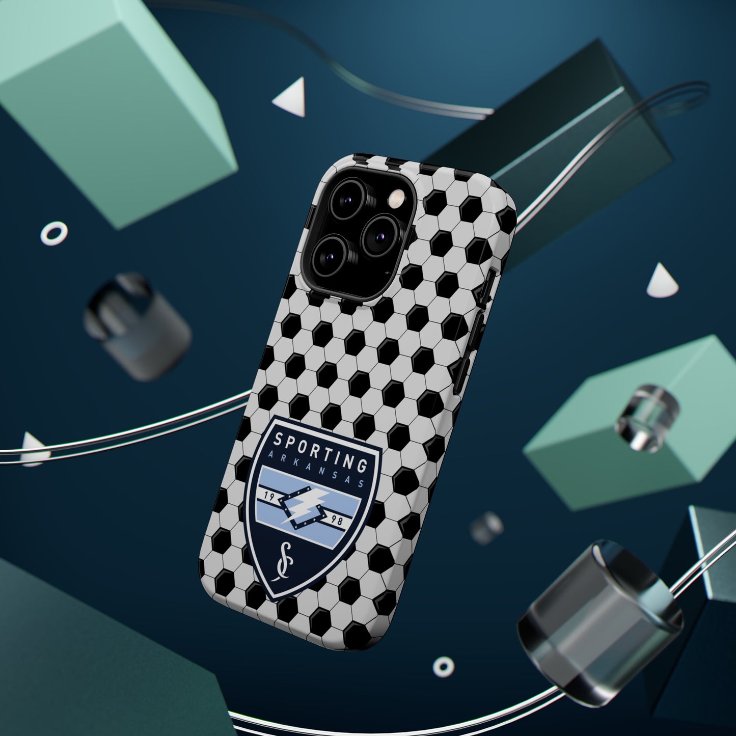MagSafe Tough Case (iPhone) (Soccer Ball Pattern)