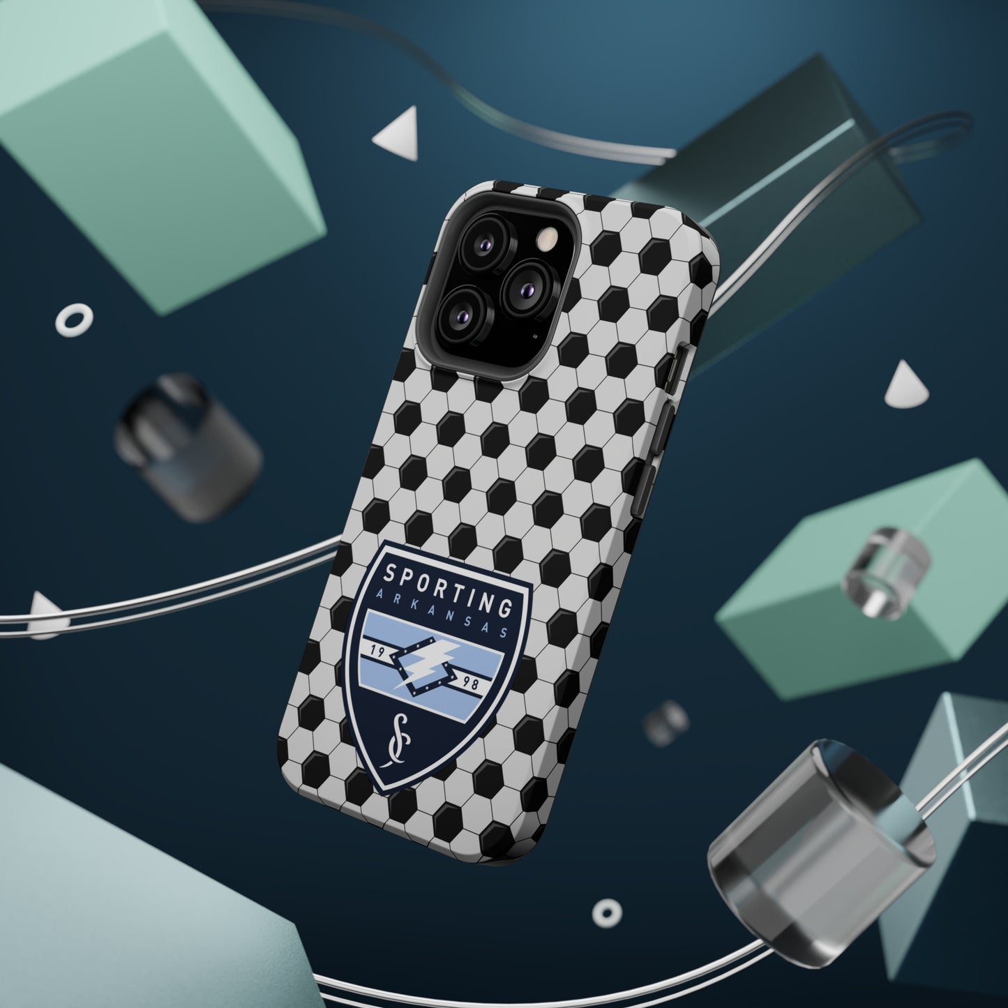 MagSafe Tough Case (iPhone) (Soccer Ball Pattern)