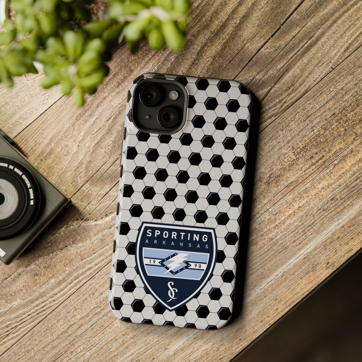 MagSafe Tough Case (iPhone) (Soccer Ball Pattern)