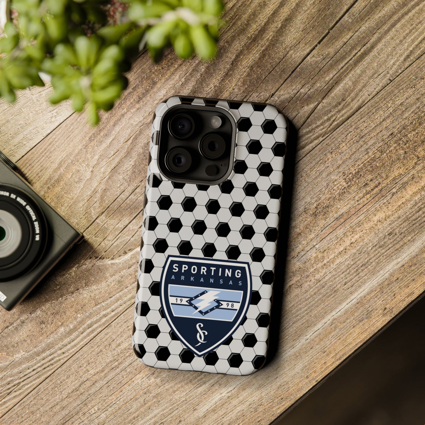 MagSafe Tough Case (iPhone) (Soccer Ball Pattern)