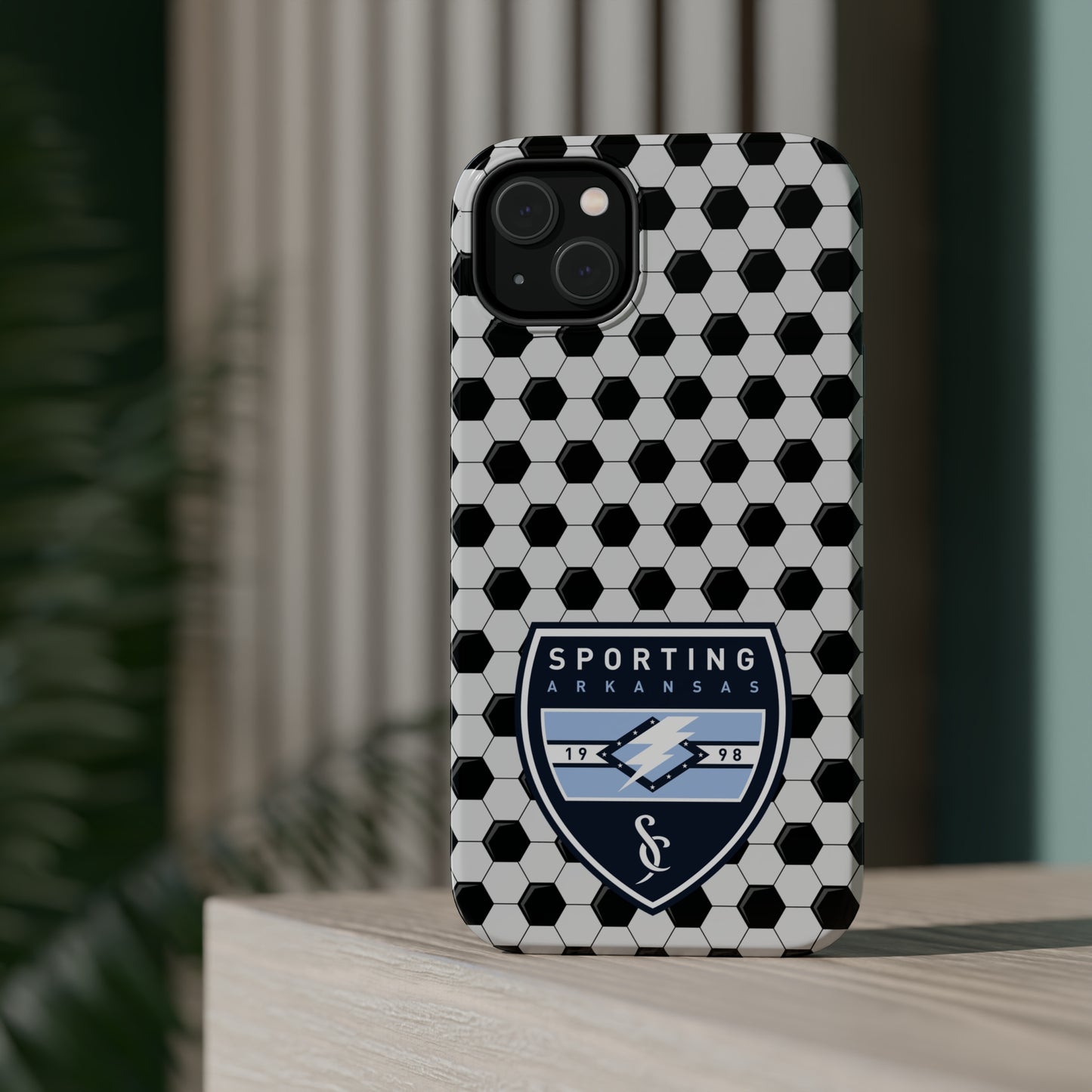 MagSafe Tough Case (iPhone) (Soccer Ball Pattern)