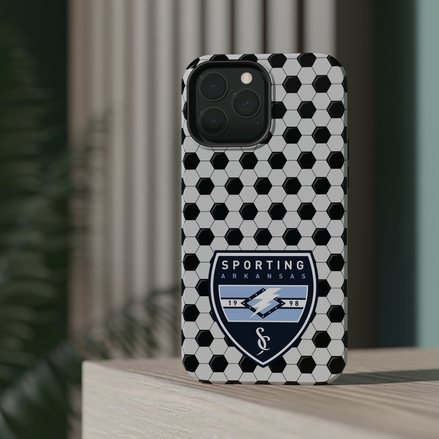 MagSafe Tough Case (iPhone) (Soccer Ball Pattern)