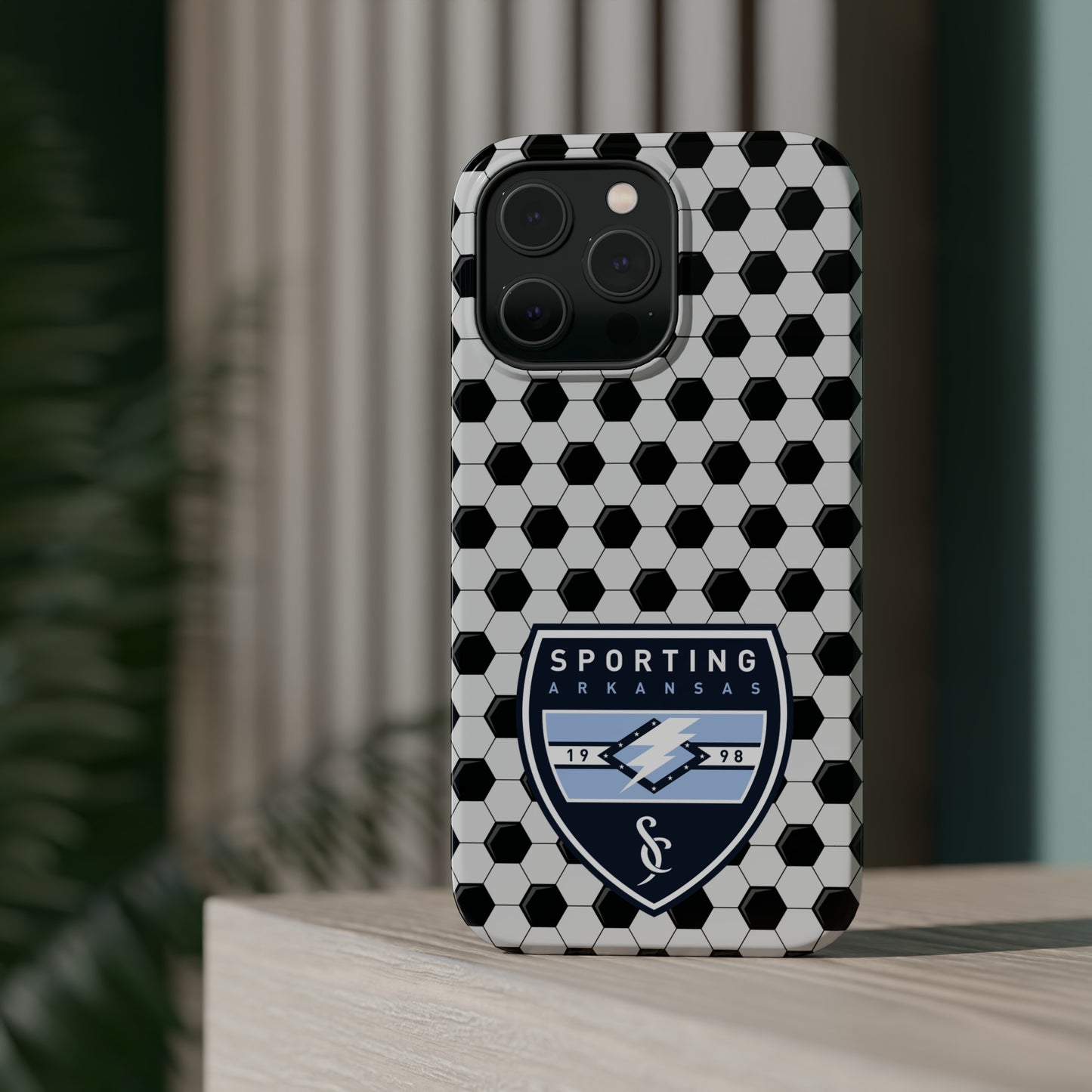MagSafe Tough Case (iPhone) (Soccer Ball Pattern)