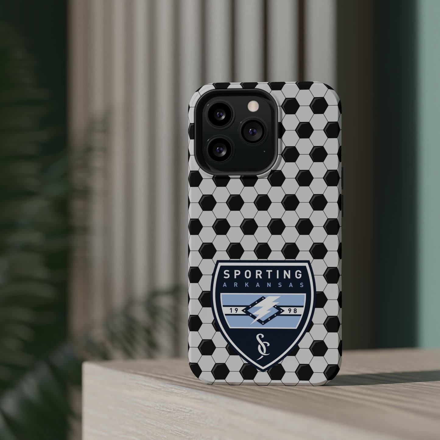 MagSafe Tough Case (iPhone) (Soccer Ball Pattern)