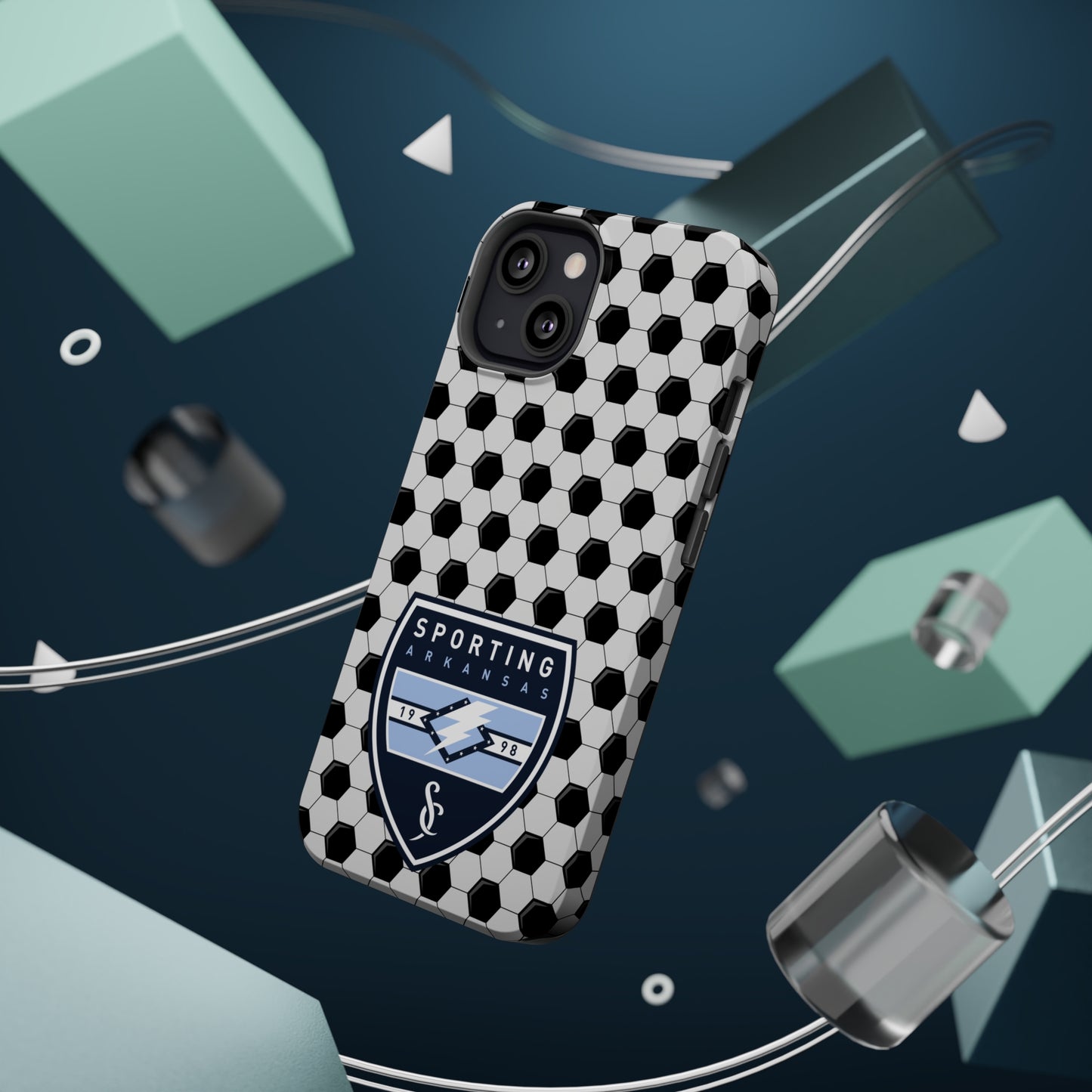 MagSafe Tough Case (iPhone) (Soccer Ball Pattern)
