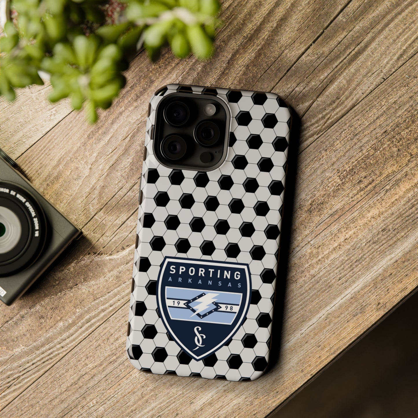 MagSafe Tough Case (iPhone) (Soccer Ball Pattern)
