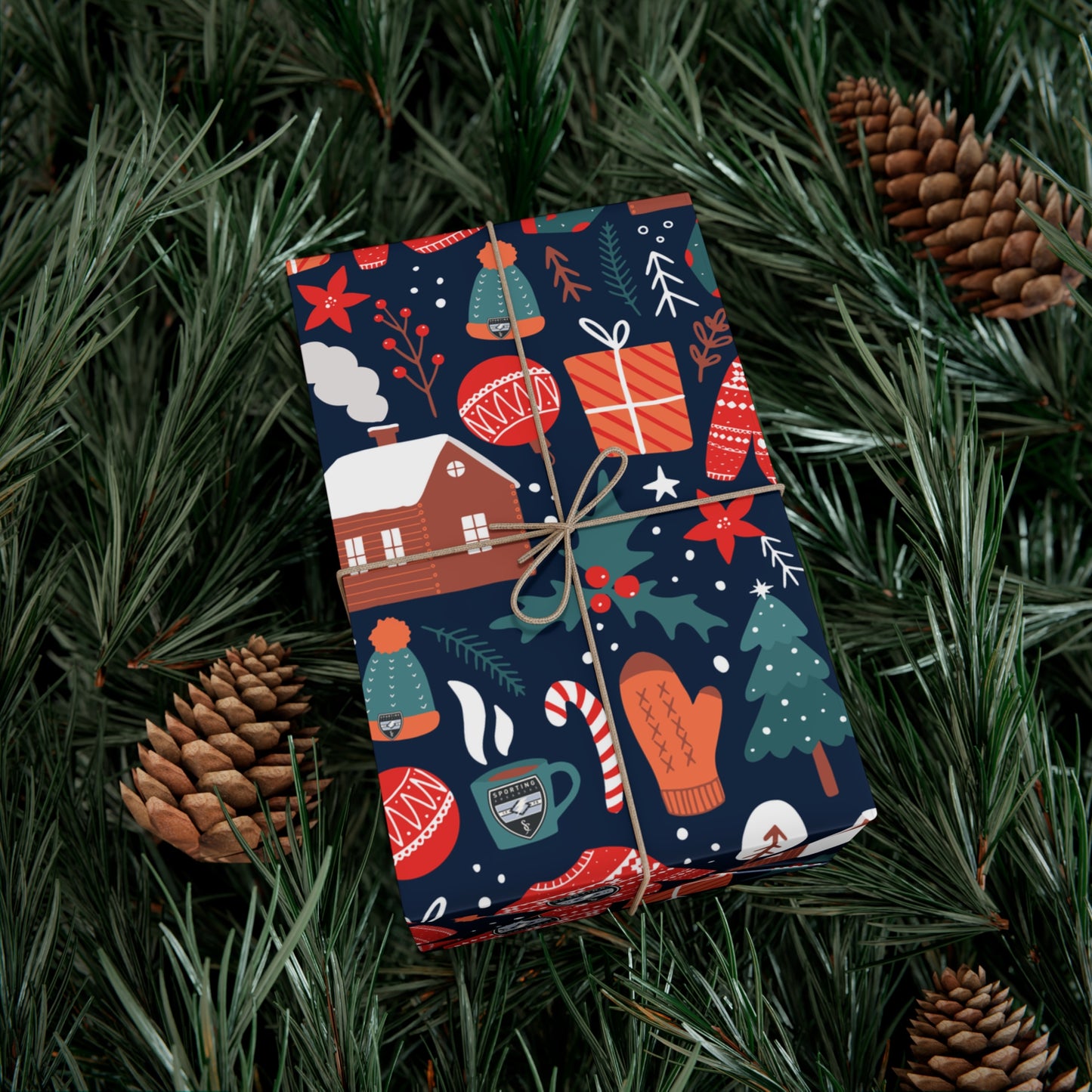 Holiday Gift Wrap (Holiday Sweater Pattern)