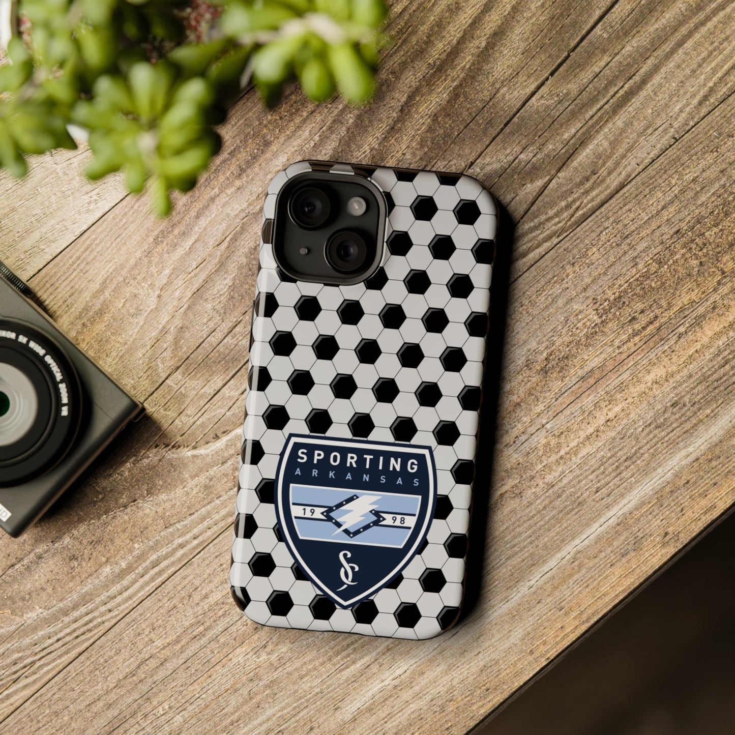 MagSafe Tough Case (iPhone) (Soccer Ball Pattern)
