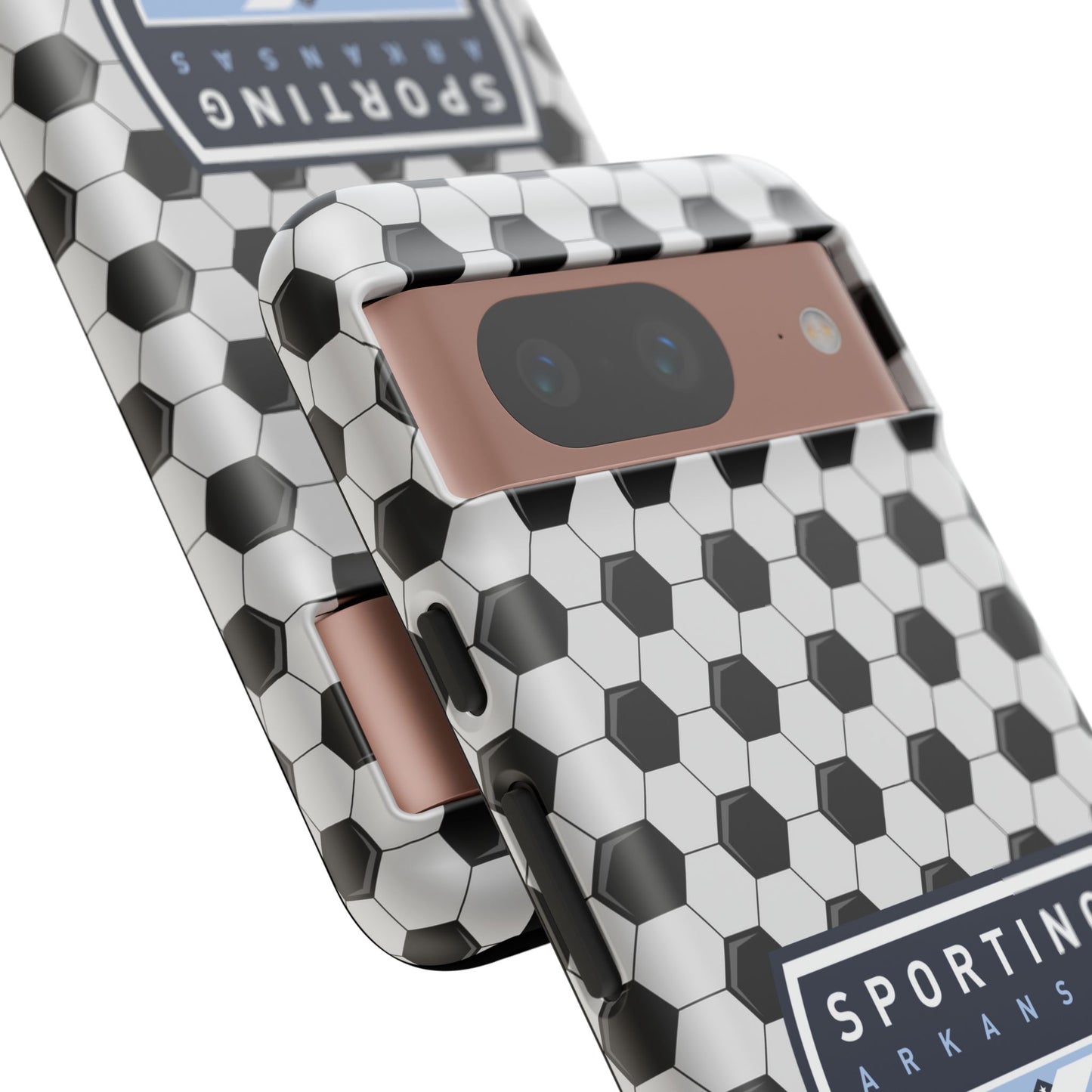 Tough Case (Pixel) (Soccer Ball Pattern)