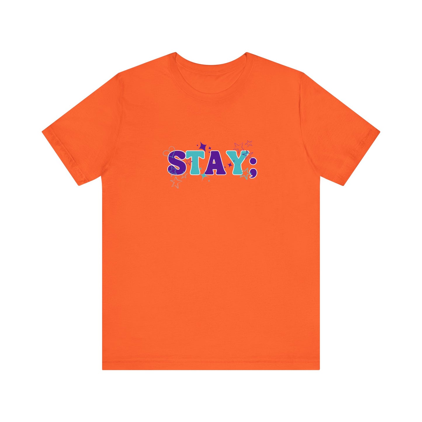 Bella+Canvas T-Shirt (SS) Stay; Teal|Purple
