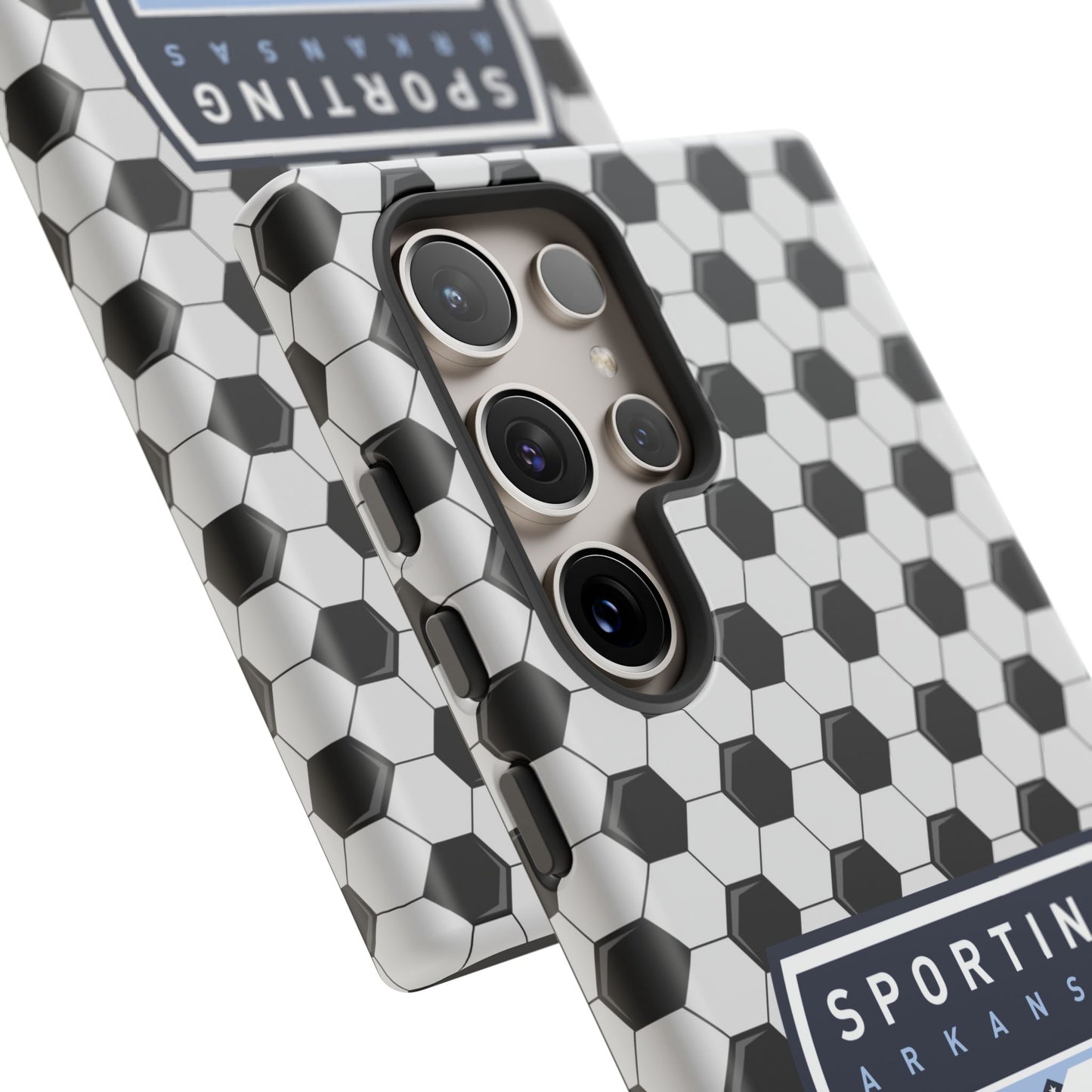 Tough Case (Samsung) (Soccer Ball Pattern)