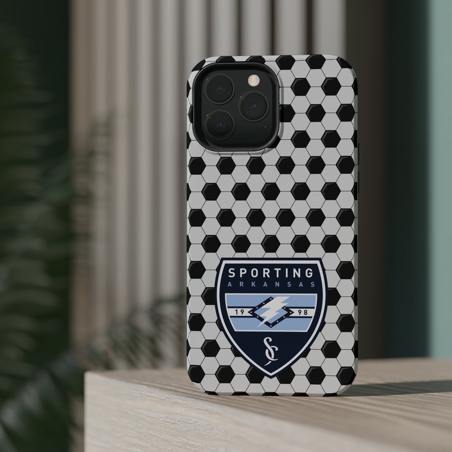 MagSafe Tough Case (iPhone) (Soccer Ball Pattern)