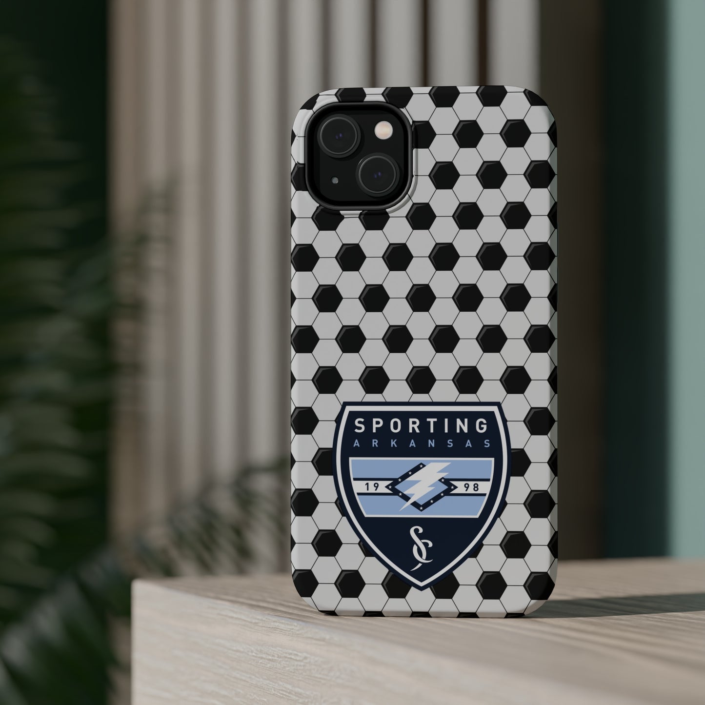 MagSafe Tough Case (iPhone) (Soccer Ball Pattern)