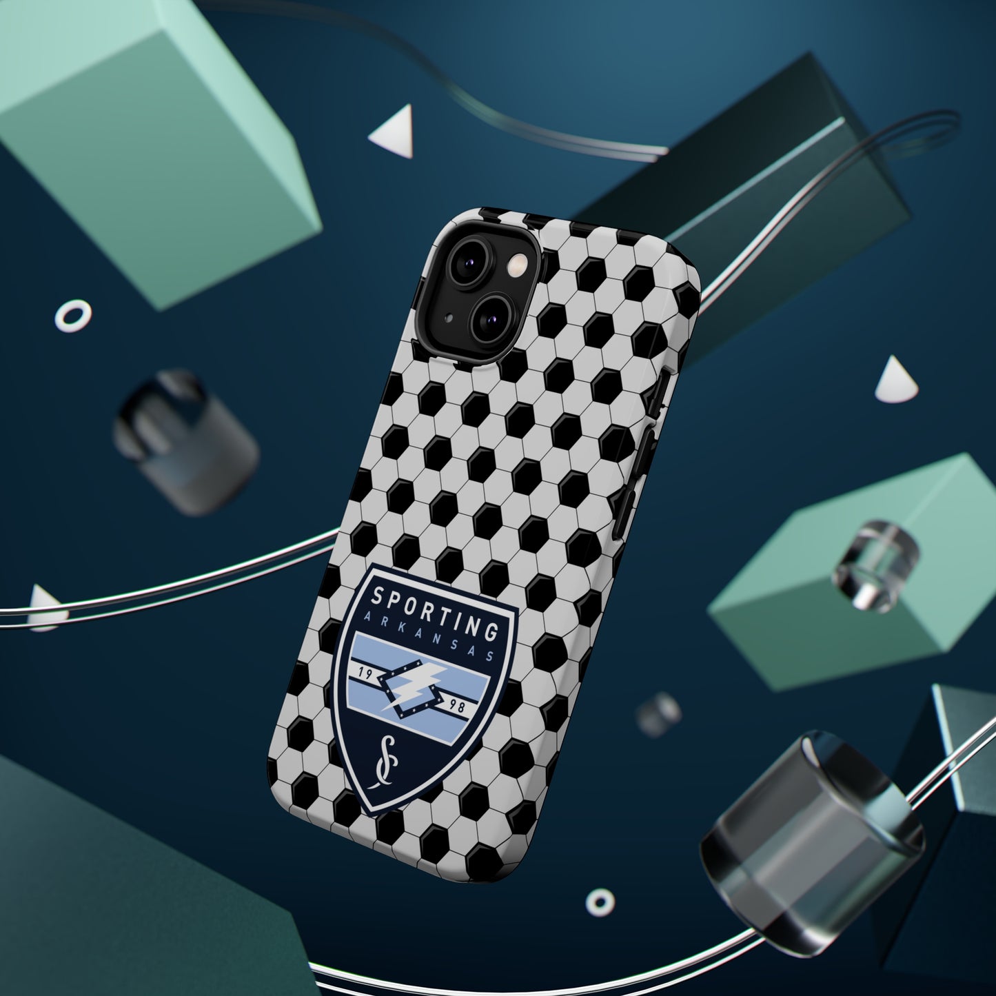 MagSafe Tough Case (iPhone) (Soccer Ball Pattern)