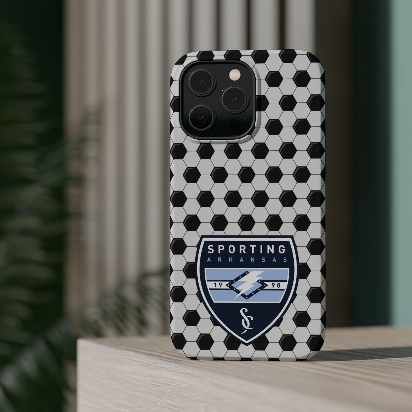 MagSafe Tough Case (iPhone) (Soccer Ball Pattern)