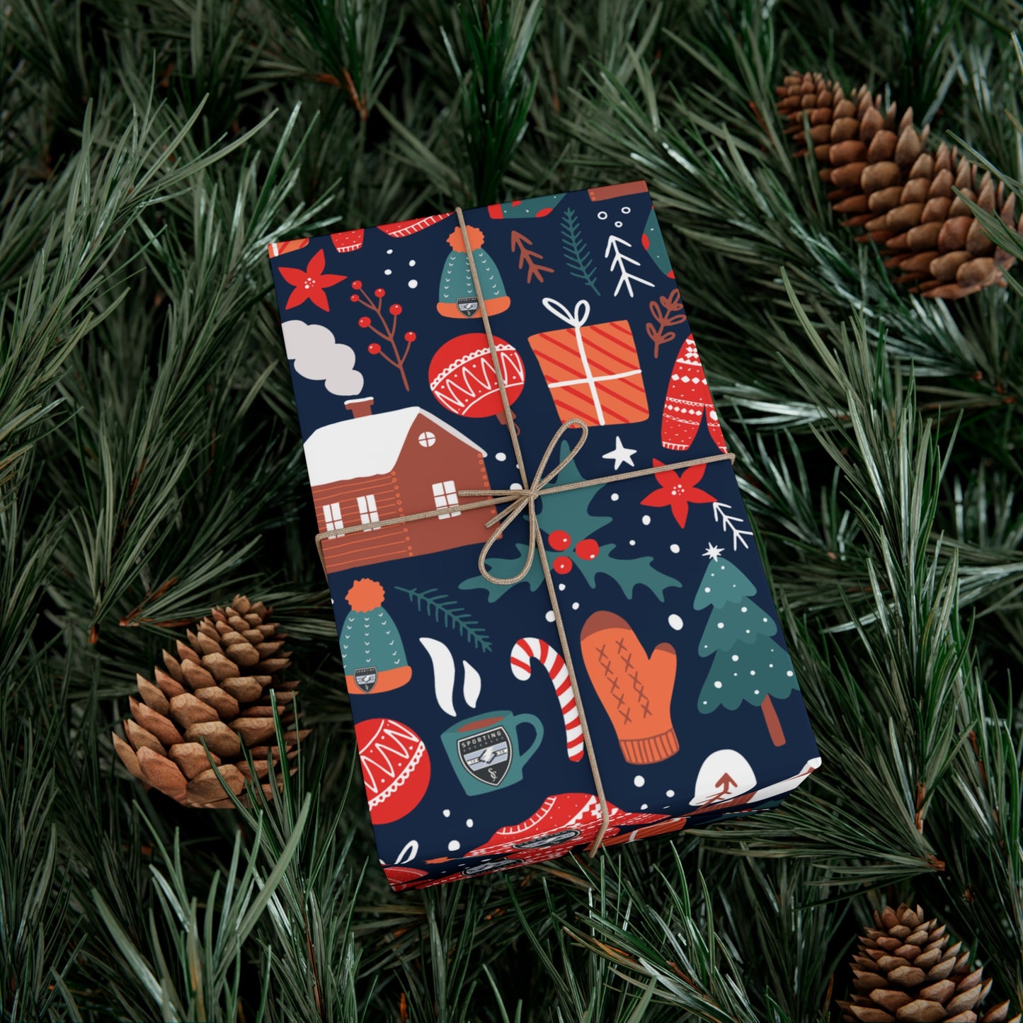 Holiday Gift Wrap (Holiday Sweater Pattern)