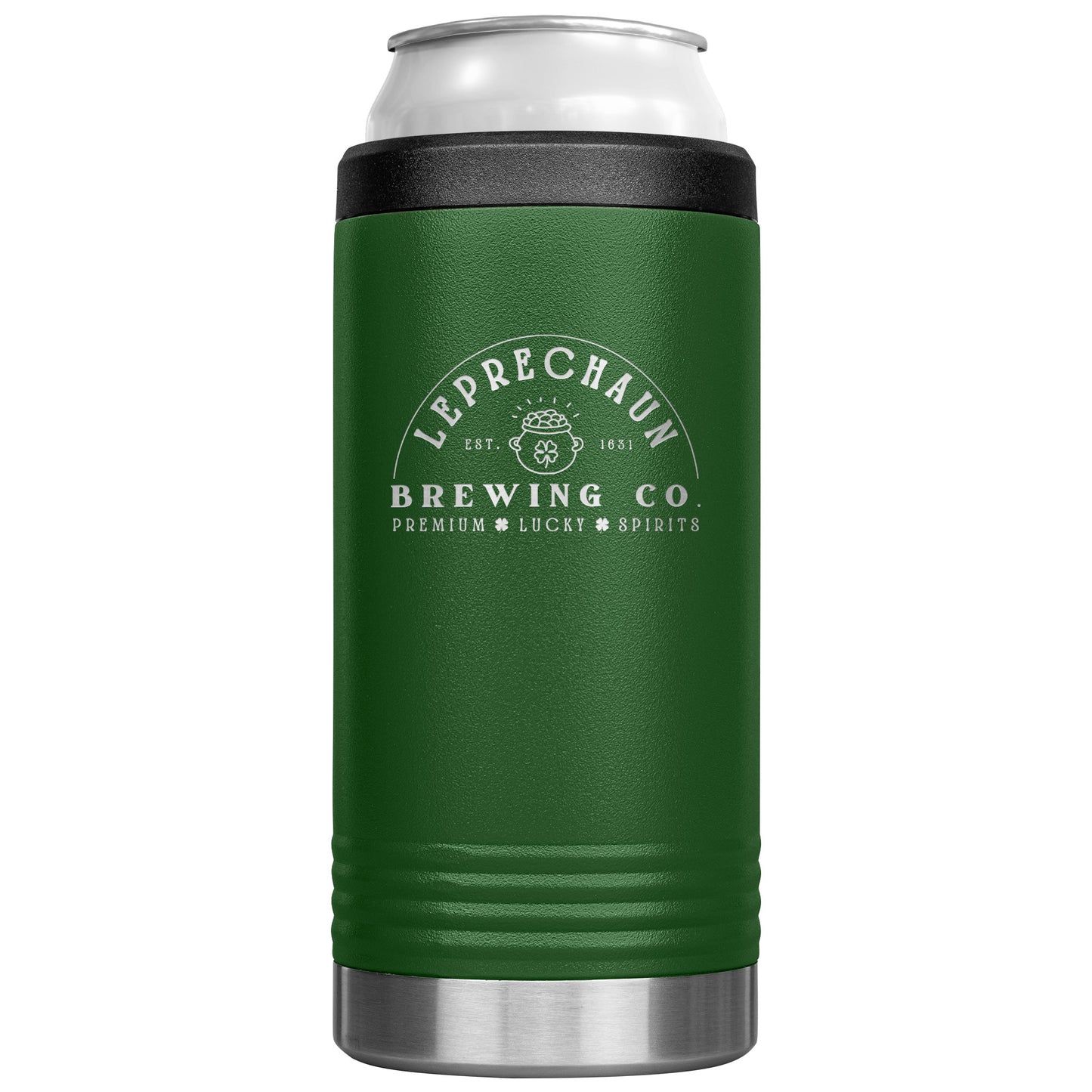 Polar Camel SS Insulated Beverage Holder Leprechaun Brewing Co. (12oz)