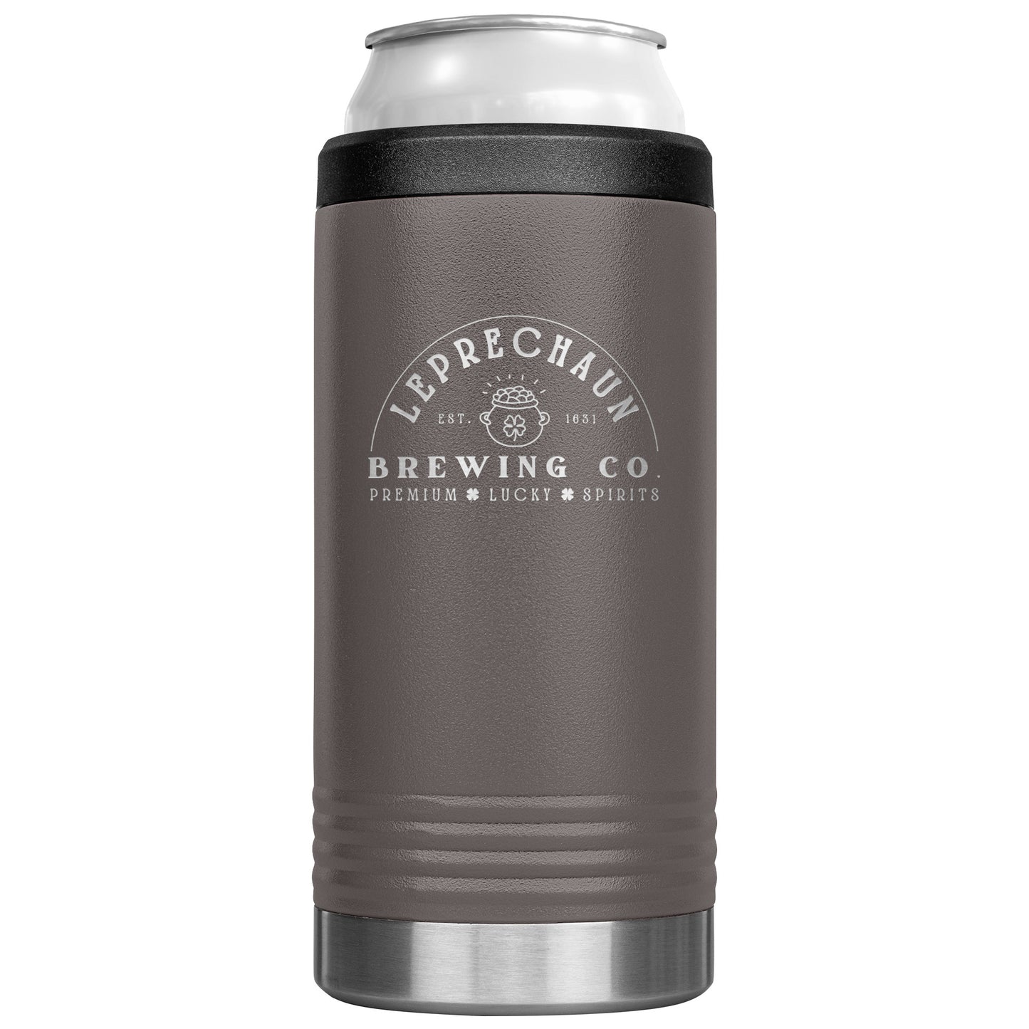 Polar Camel SS Insulated Beverage Holder Leprechaun Brewing Co. (12oz)
