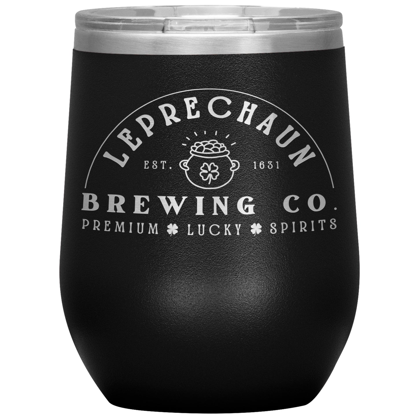 Polar Camel SS Insulated Wine Tumbler Leprechaun Brewing Co. (12oz)
