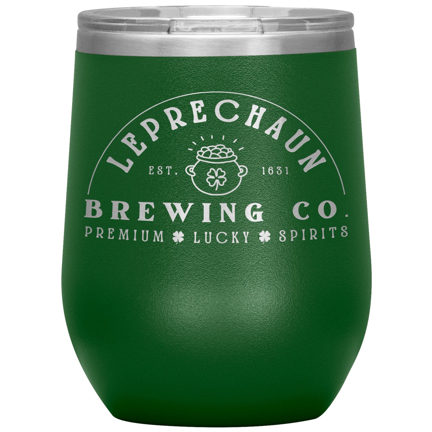 Polar Camel SS Insulated Wine Tumbler Leprechaun Brewing Co. (12oz)