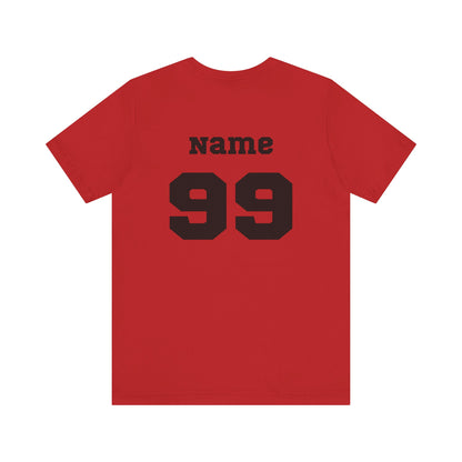 CUSTOM: Bella+Canvas T-Shirt (SS) Soccer Mom | Finance [Player Name | Number]