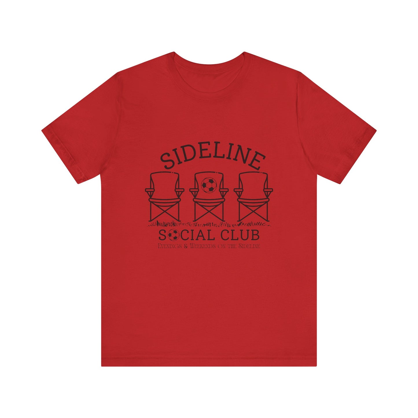 CUSTOM: Bella+Canvas T-Shirt (SS) Soccer Sideline Social Club [Player Name | Number]