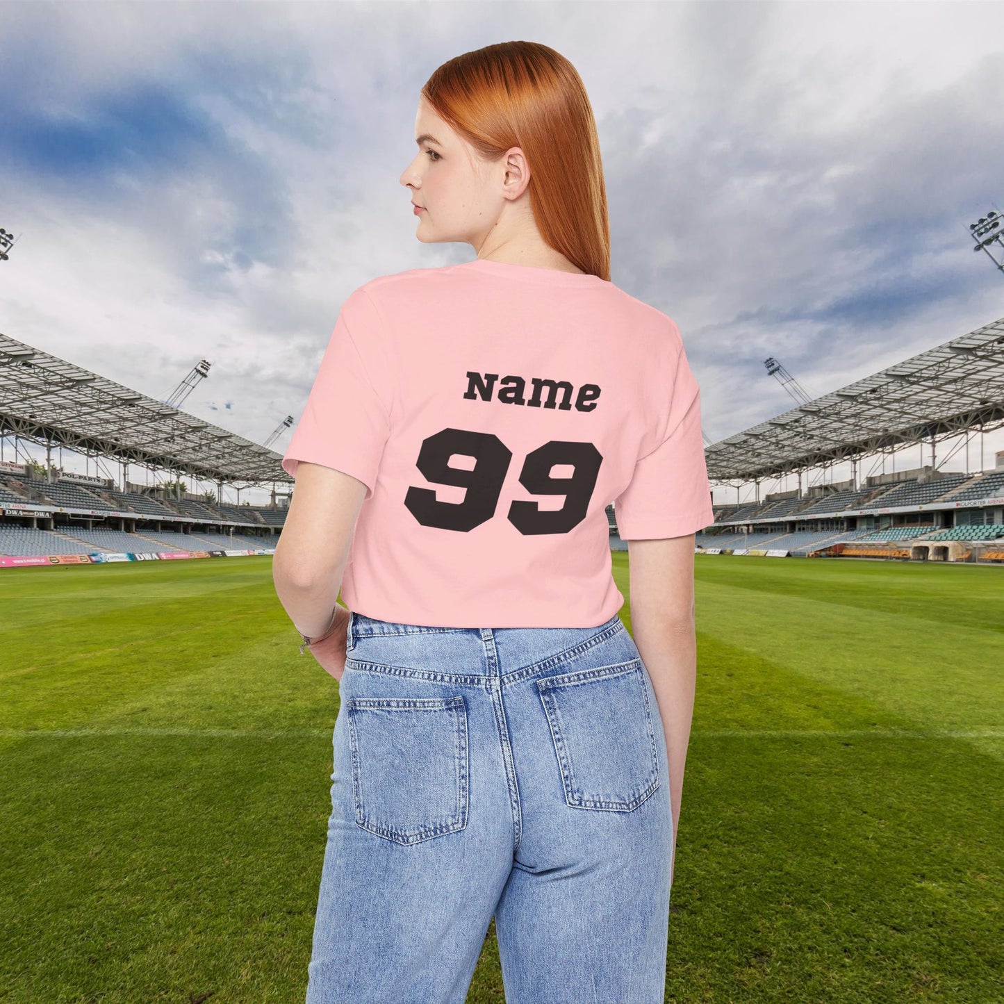 CUSTOM: Bella+Canvas T-Shirt (SS) Soccer Mom | Finance [Player Name | Number]