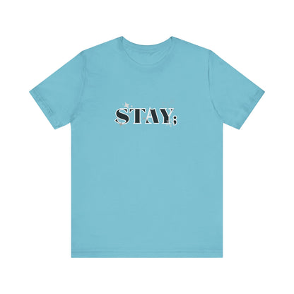 Bella+Canvas T-Shirt (SS) Stay; Black|White A