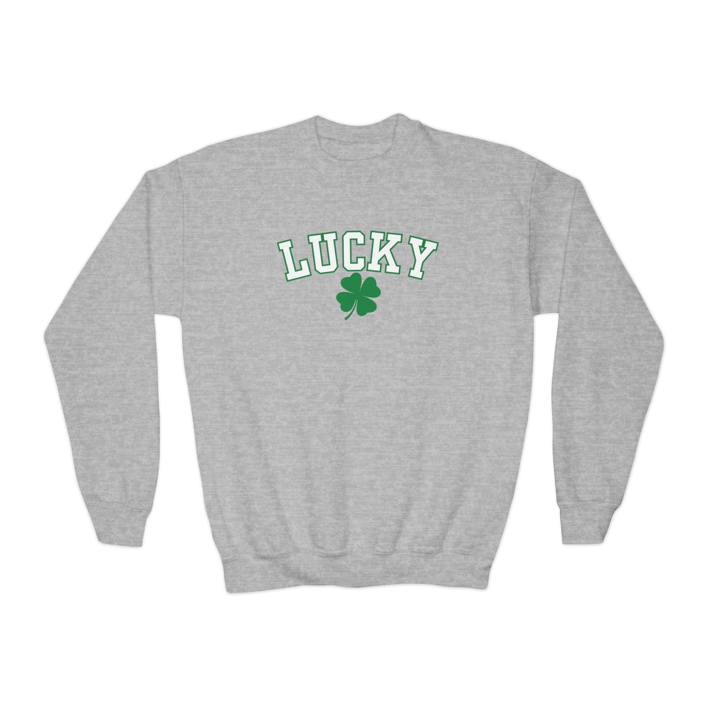 Gildan Youth Sweatshirt Lucky Clover