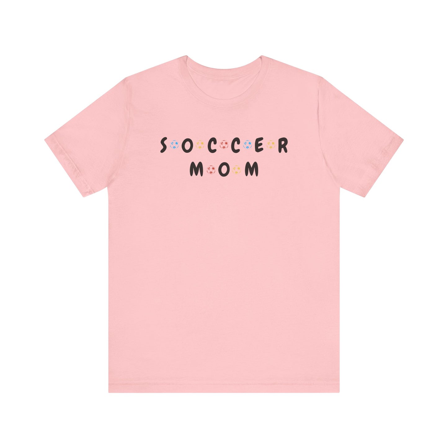 CUSTOM: Bella+Canvas T-Shirt (SS) Soccer Mom (Friends) [Player Name | Number]