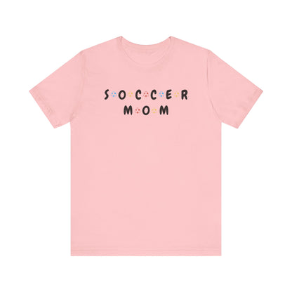 CUSTOM: Bella+Canvas T-Shirt (SS) Soccer Mom (Friends) [Player Name | Number]