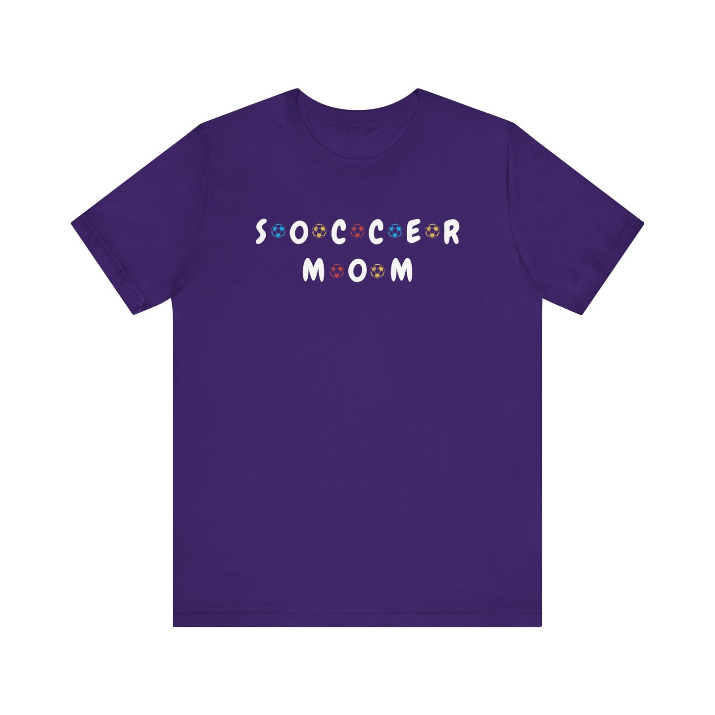 CUSTOM: Bella+Canvas T-Shirt (SS) Soccer Mom (Friends) [Player Name | Number]