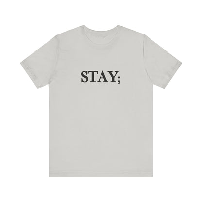 Bella+Canvas T-Shirt (SS) Stay; Black|White B