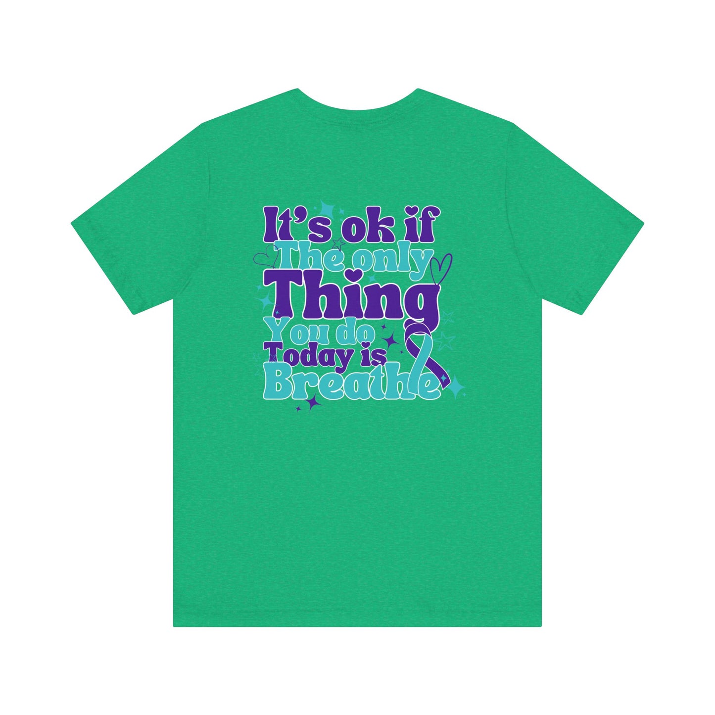 Bella+Canvas T-Shirt (SS) Stay; Teal|Purple