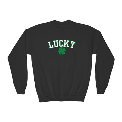 Gildan Youth Sweatshirt Lucky Clover