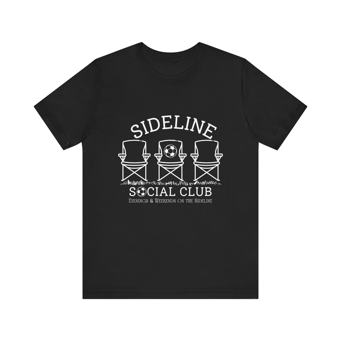 CUSTOM: Bella+Canvas T-Shirt (SS) Soccer Sideline Social Club [Player Name | Number]