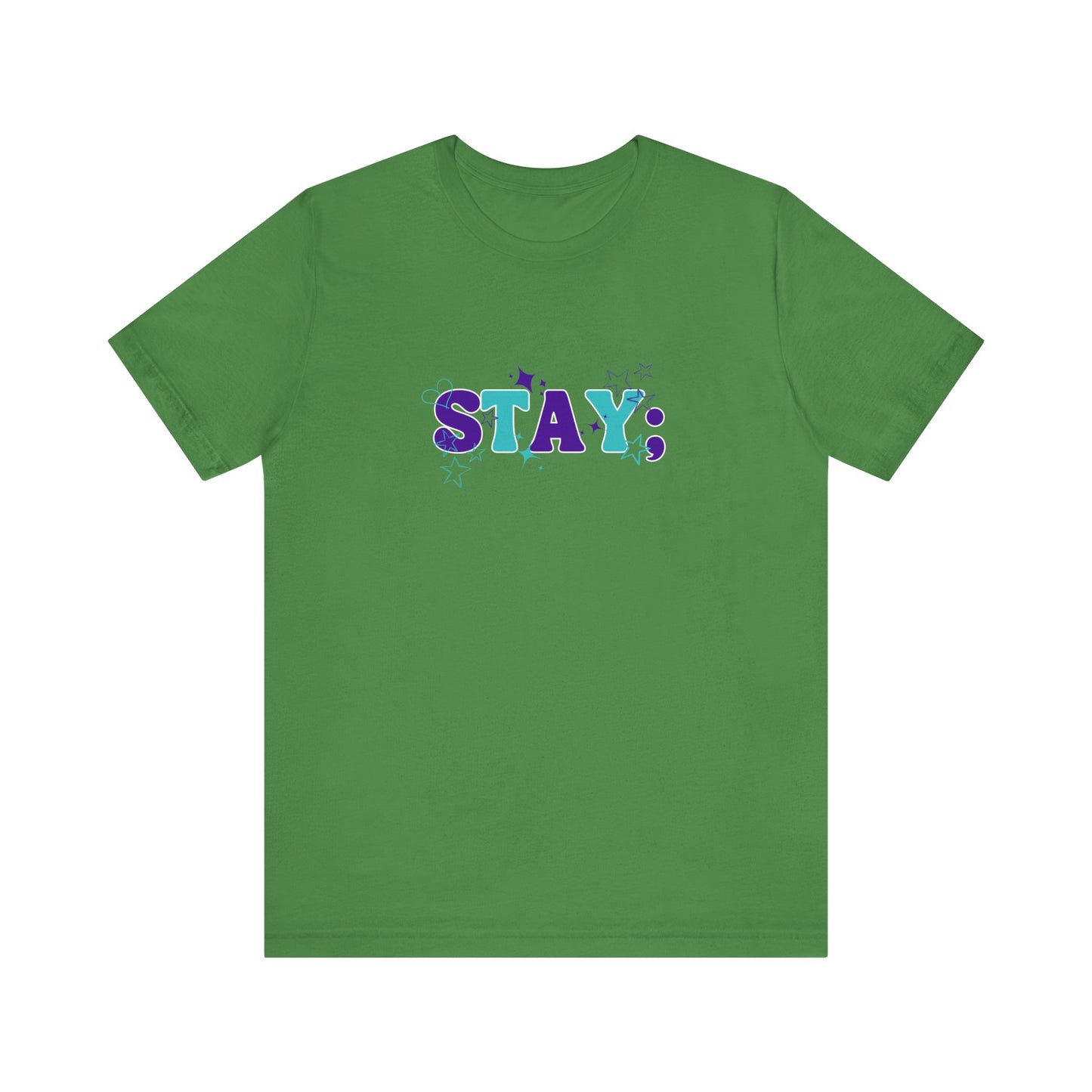 Bella+Canvas T-Shirt (SS) Stay; Teal|Purple