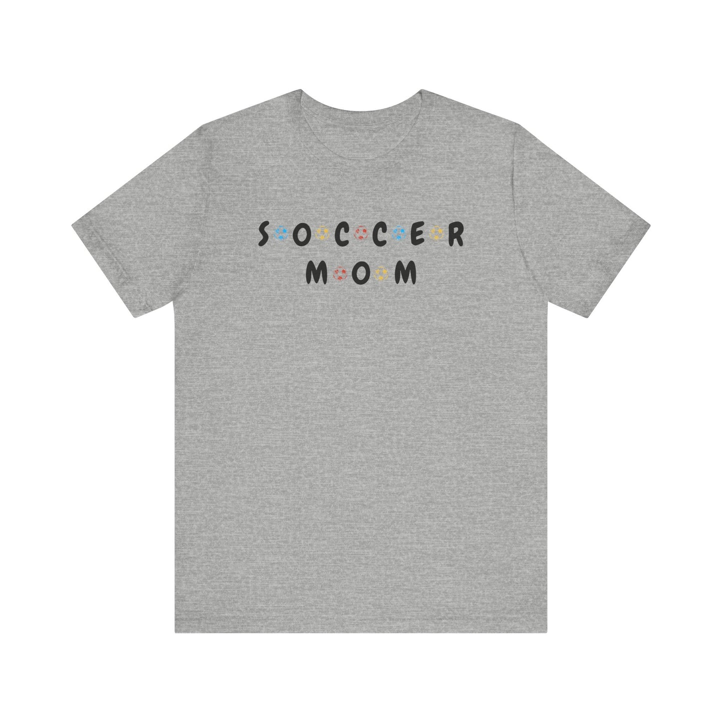 CUSTOM: Bella+Canvas T-Shirt (SS) Soccer Mom (Friends) [Player Name | Number]