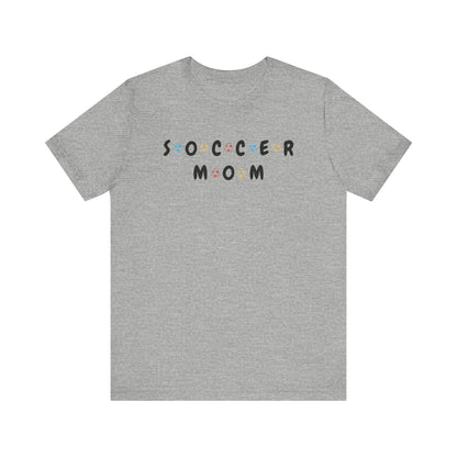 CUSTOM: Bella+Canvas T-Shirt (SS) Soccer Mom (Friends) [Player Name | Number]