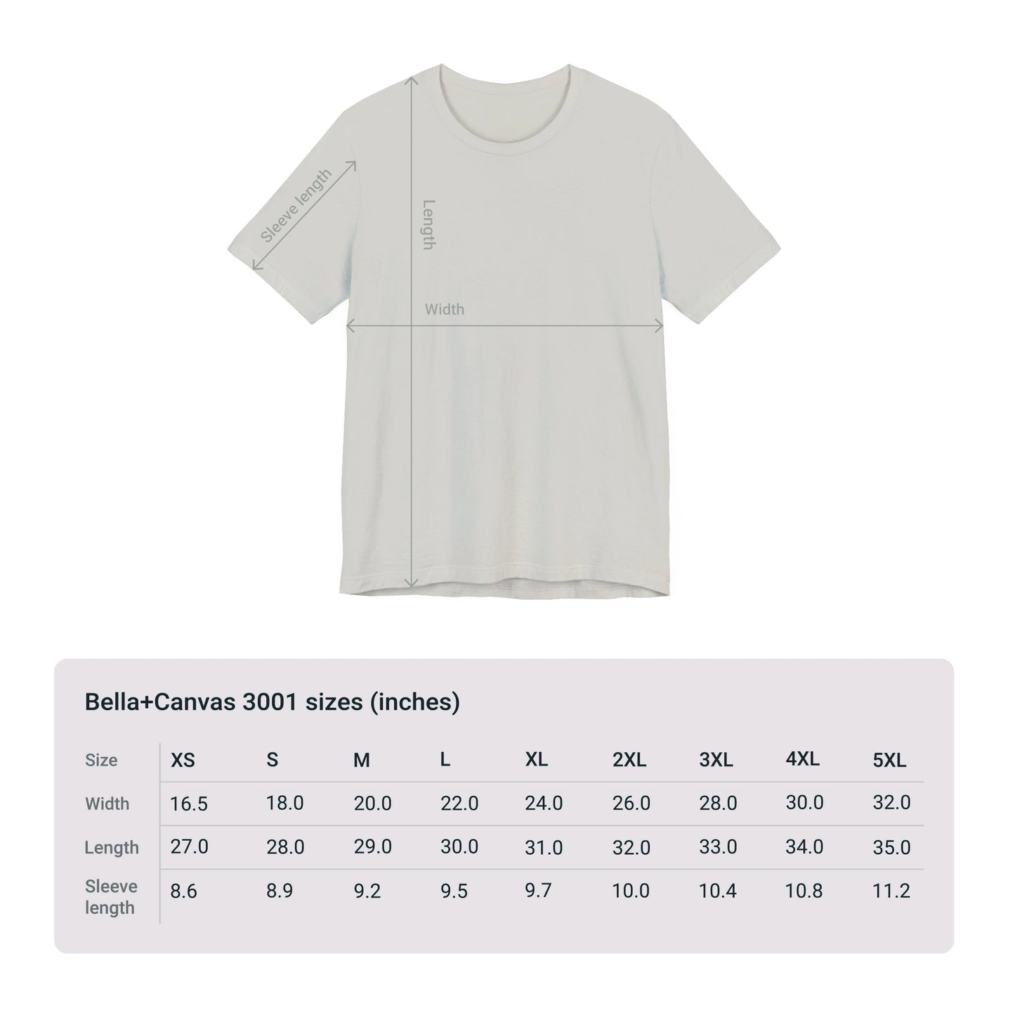 Bella+Canvas T-Shirt (SS) Stay; Pastels